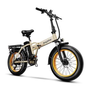Kebiko 1000W Peak Folding Fat Tire Electric Bike